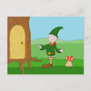 Cartes Pour Fêtes Annuelles Père Noël Elf
