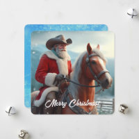 Père Noël équitation Noël occidental