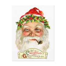 Père Noël Fumer Un Tuyau