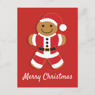 Cartes Pour Fêtes Annuelles Père Noël Gingpain homme Noël