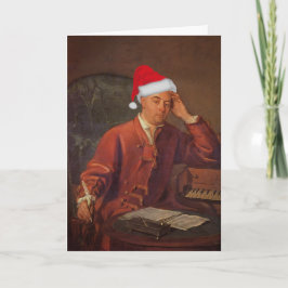 Cartes Pour Fêtes Annuelles Père Noël Handel Messiah Noël classique