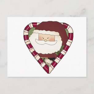 Cartes Pour Fêtes Annuelles Père Noël Heart Holiday Tshirts et cadeaux