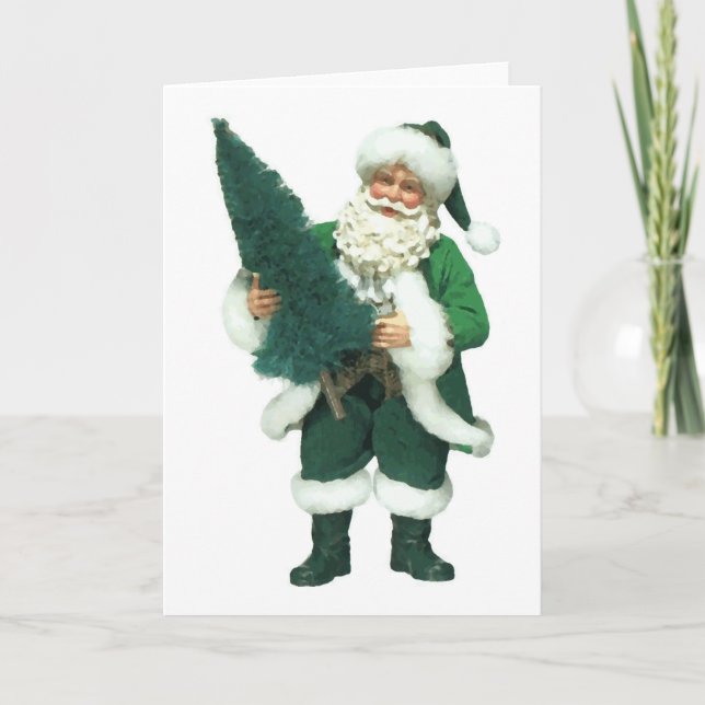 Cartes Pour Fêtes Annuelles Père Noël irlandaise (Devant)