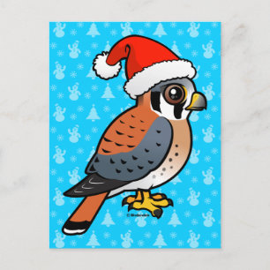 Cartes Pour Fêtes Annuelles Père Noël Kestrel Américain
