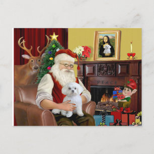 Cartes Pour Fêtes Annuelles père Noël maltais
