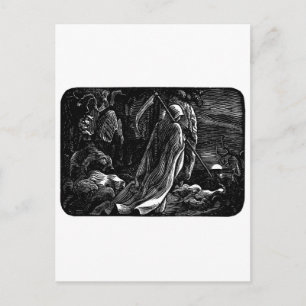 Cartes Pour Fêtes Annuelles Père Noël Muerte (Faucheuse mexicaine)