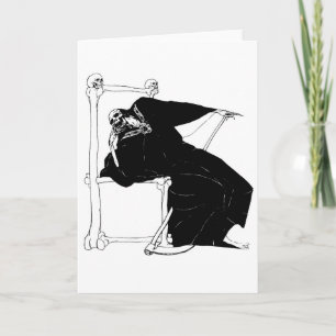 Cartes Pour Fêtes Annuelles "Père Noël Muerte" (Meilleure Faucheuse Mexicaine)