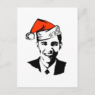 Cartes Pour Fêtes Annuelles père Noël Obama