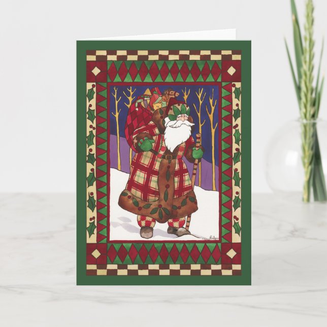CARTES POUR FÊTES ANNUELLES PÈRE NOËL QUILLE (Devant)