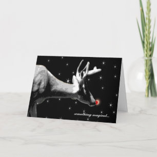 Cartes Pour Fêtes Annuelles Père Noël Reindeer / Noël