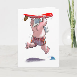 Cartes Pour Fêtes Annuelles père Noël sans fil