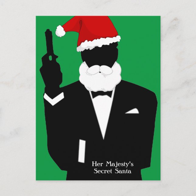 Cartes Pour Fêtes Annuelles Père Noël secrète de Sa Majesté (Devant)