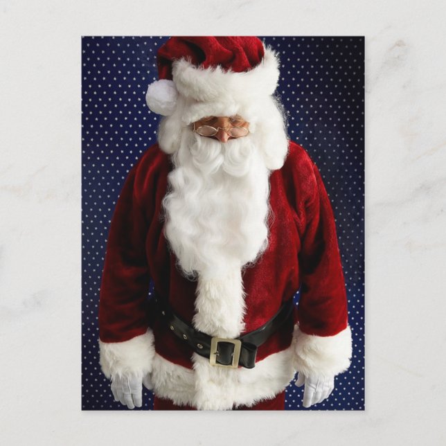 Cartes Pour Fêtes Annuelles Père Noël triste (Devant)
