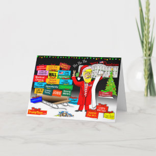 Cartes Pour Fêtes Annuelles Père Noël Trump