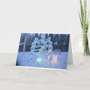 Cartes Pour Fêtes Annuelles Père Noël Visages Drôle de Noël Fêtes