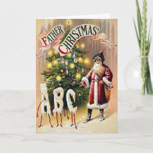 Cartes Pour Fêtes Annuelles Père victorien Noël