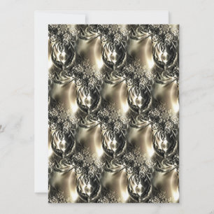 Cartes Pour Fêtes Annuelles Perles dorées