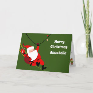 Cartes Pour Fêtes Annuelles Personalized letter from Santa to a child