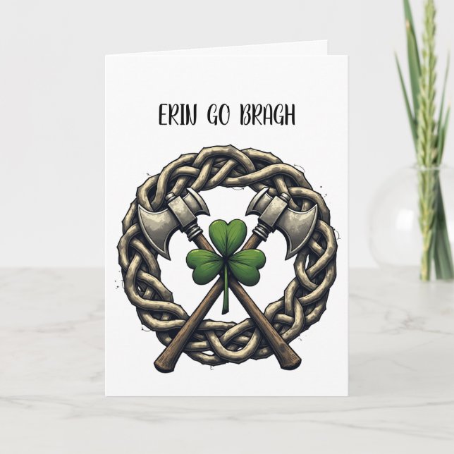 Cartes Pour Fêtes Annuelles Personalized St. Patrick's Day Card (Devant)