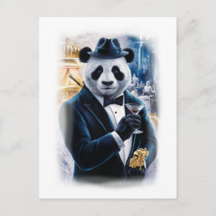 Cartes Pour Fêtes Annuelles Personnage de film britannique drôle et strict sur