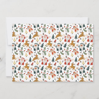 Cartes Pour Fêtes Annuelles Personnage de Noël folklorique joyeux