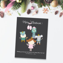 Personnages mignons de casse-noisette saluant