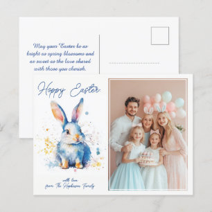 Cartes Pour Fêtes Annuelles Personnalisable 🐇 Bunny Love Pâques