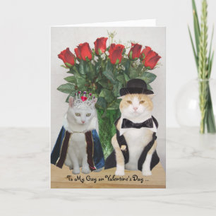 Cartes Pour Fêtes Annuelles Personnalisable Funny Cats Valentine