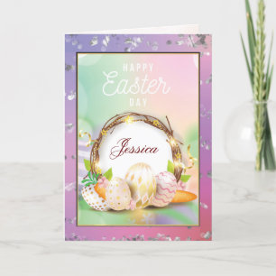 Cartes Pour Fêtes Annuelles  Personnalisé, À Mon Ami Le Jour De Pâques  