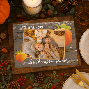 Cartes Pour Fêtes Annuelles Personnalisé Avec Amour Pour Thanksgiving Holiday 