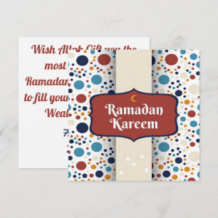 Cartes Pour Fêtes Annuelles Personnalisé Joyeux Ramadan Kareem Crescent