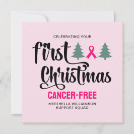 Cartes Pour Fêtes Annuelles Personnalisé PREMIER NOËL Cancer du sein Gratuit