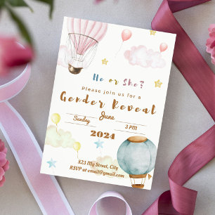 Cartes Pour Fêtes Annuelles Personnaliser Nom 2024 Révélation de genre