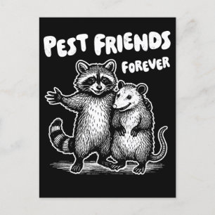 Cartes Pour Fêtes Annuelles Pest Friends Forever Blanc Imprimer