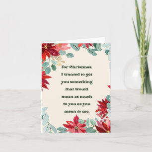 Cartes Pour Fêtes Annuelles Petit Camion Rouge Mignon avec une Blague d'Arbre 