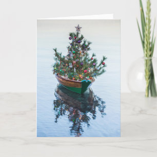 Cartes Pour Fêtes Annuelles Petit dory à l'arbre de Noël