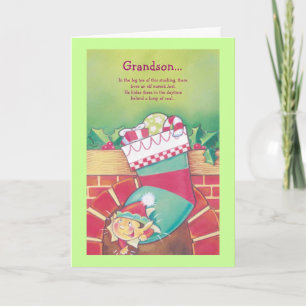 Cartes Pour Fêtes Annuelles Petit-fils...