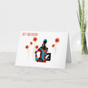 CARTES POUR FÊTES ANNUELLES **PETITE AMIE** JOYEZ NOËL / TRÈS HEUREUSE NOUVELL