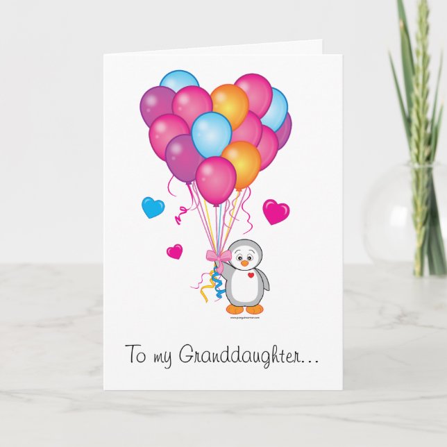 Cartes Pour Fêtes Annuelles Petite-fille Valentine (Devant)
