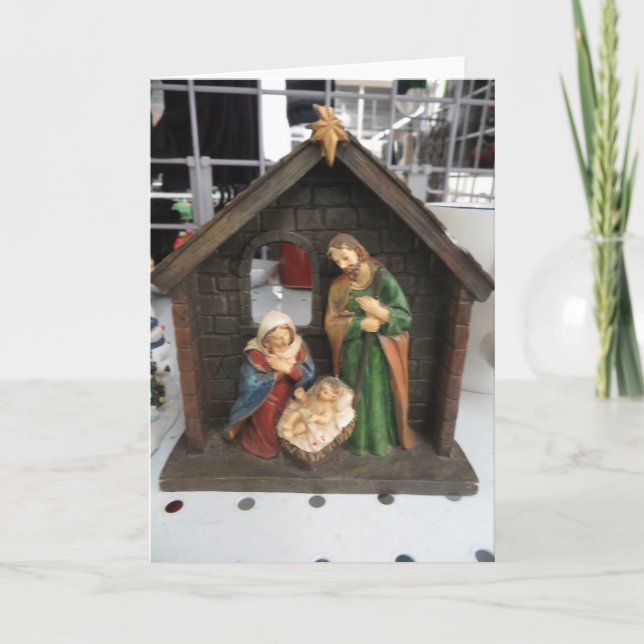 Cartes Pour Fêtes Annuelles Petite nativité (Devant)