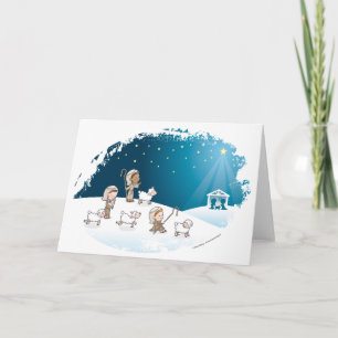 Cartes Pour Fêtes Annuelles Petits bergers