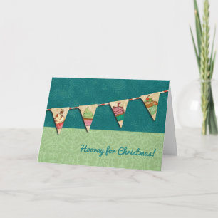 Cartes Pour Fêtes Annuelles Petits gâteaux de Noël donnant un petit coup des