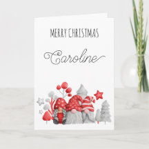 Petits nains joyeux Noël nom plié