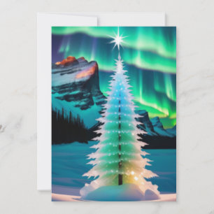 Cartes Pour Fêtes Annuelles phares nord arbre de noël