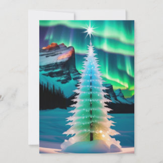 Cartes Pour Fêtes Annuelles phares nord arbre de noël