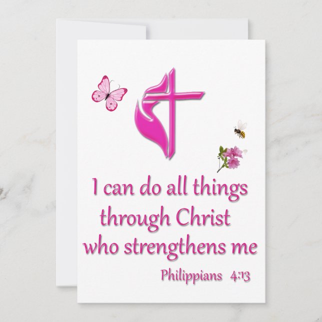 Cartes Pour Fêtes Annuelles Phiilipeans 4:16  (Devant)