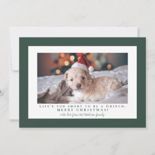 Cartes Pour Fêtes Annuelles Photo cadre vert Simple Brunswick