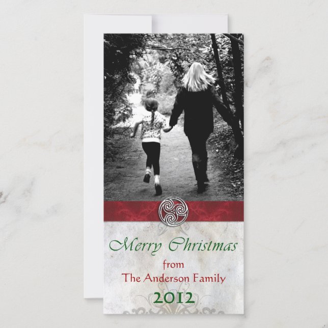 Cartes Pour Fêtes Annuelles Photo celtique de Triskelion HolidayChristmas de (Devant)