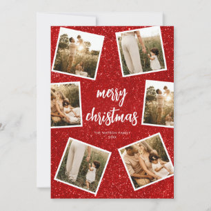 Cartes Pour Fêtes Annuelles Photo Collage Joyeux Noël