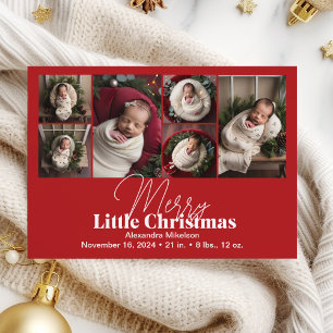 Cartes Pour Fêtes Annuelles Photo Collage Joyeux Petit Noël